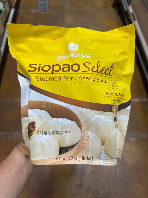 Goldilocks Pork Siopao - Small, 10pc - Eastside Asian Market