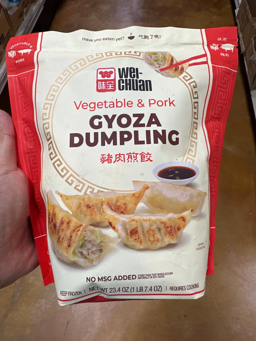 Wei Chuan Vegetable and Pork Pre - Steamed Dumpling, 30pc - Eastside Asian Market