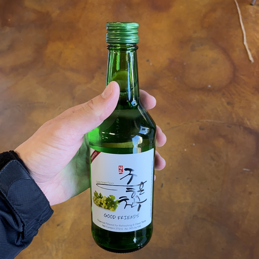 Good Friends Korean Wine Green Grape, 375ml (must show id) - Eastside Asian Market