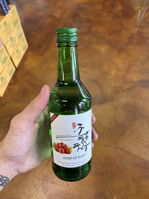 Good Friends Korean Wine Strawberry (must show ID) 375 ml - Eastside Asian Market