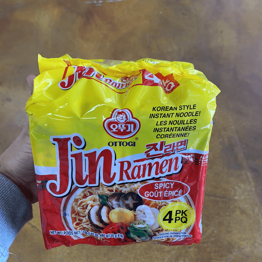 Jin Ramen Spicy, 4pk — Eastside Asian Market