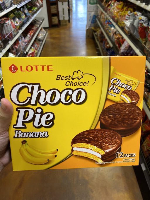 Lotte Choco Pie Banana - Eastside Asian Market