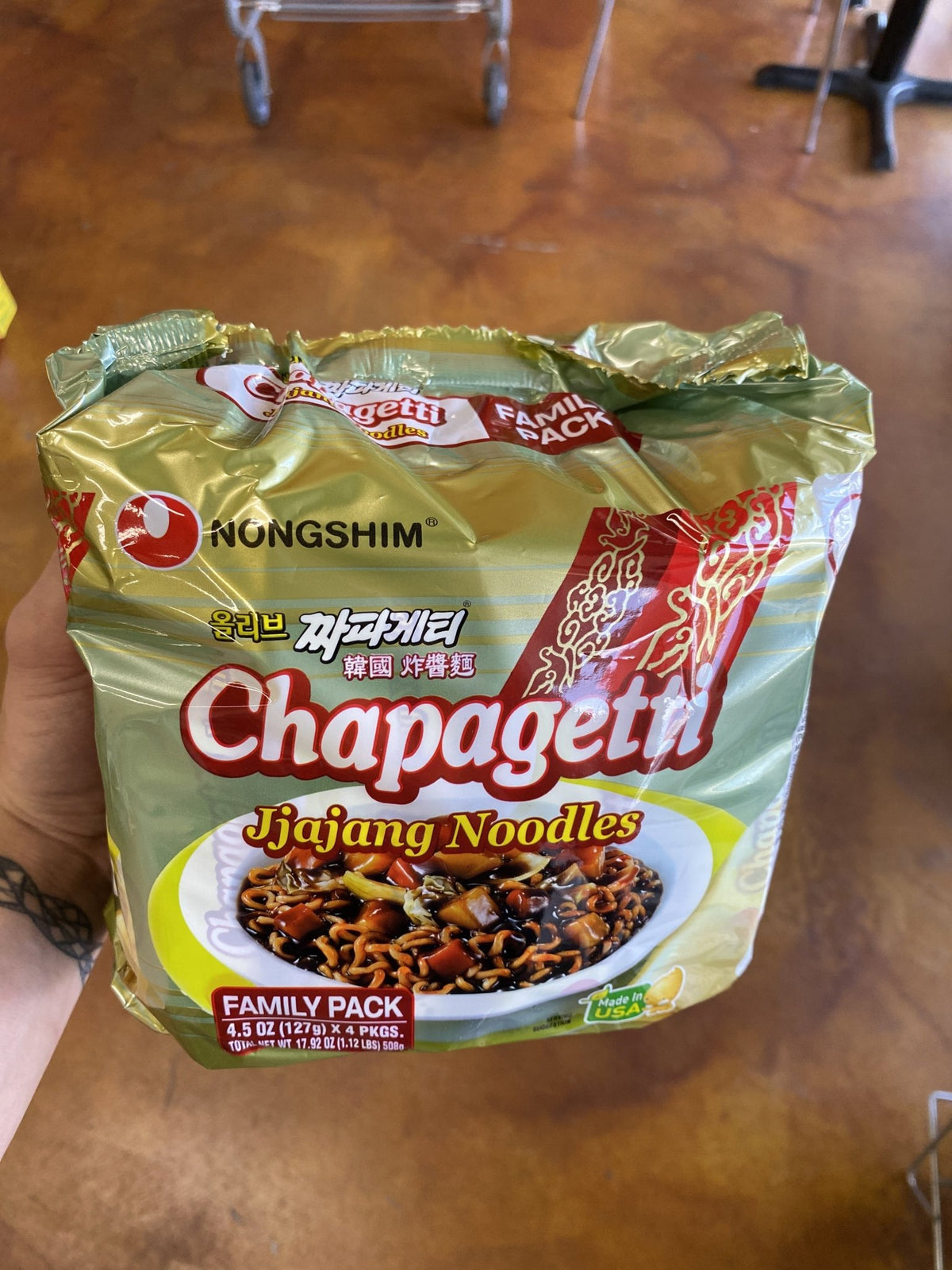 Nong Shim Chapagetti Noodles, 4pk