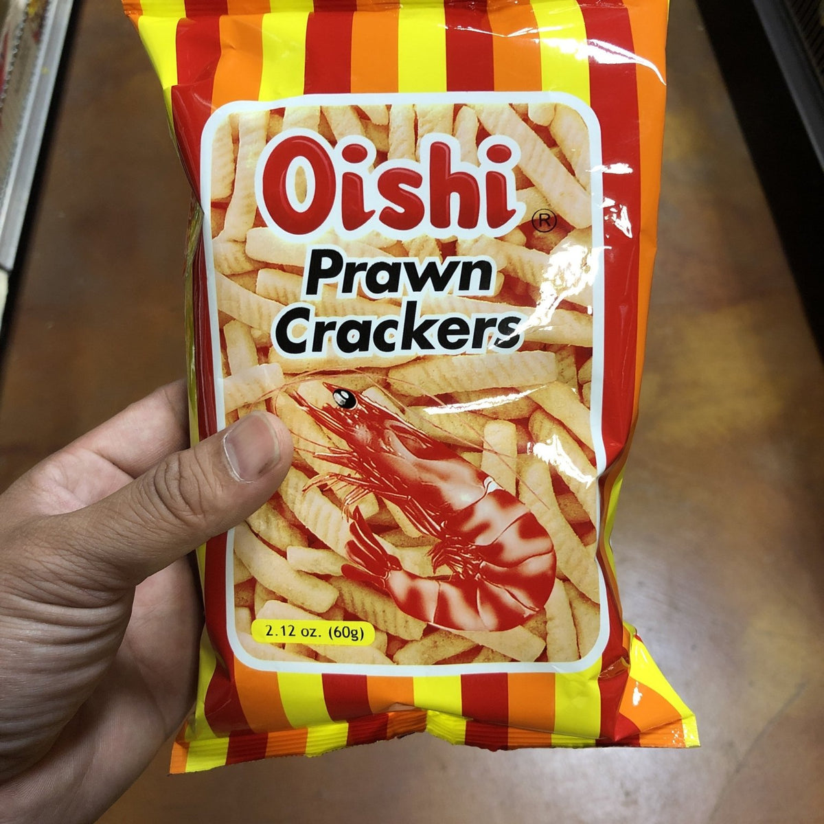 Oishi Prawn Crackers Original, 60g — Eastside Asian Market