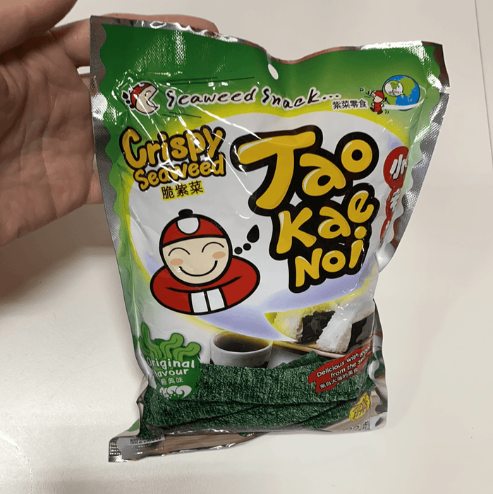 Taokaenoi Crispy Seaweed Original Flavor, 40g - Eastside Asian Market